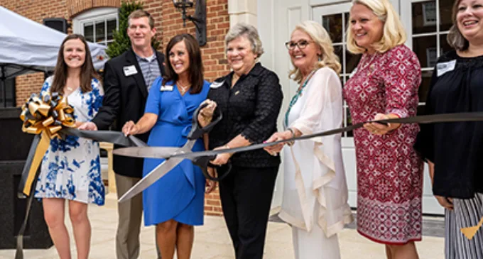 Delta Omicron Ribbon Cutting